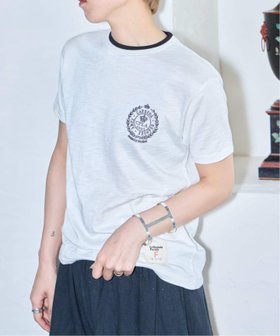 【シティーショップ/CITYSHOP】のCOLLEGIATE PACIFIC COMPACT T SHIRT CP-26S-011 Tシャツ 大人の最旬トレンドファッション＆コーディネート founy(ファウニー) ファッション Fashion レディースファッション Fashion for Women トップス・カットソー Cut & Sew Tops シャツ・ブラウス・オフィスカジュアル Elegant Blouses & Button-Ups ロングTシャツ・Tシャツ Longline T-Shirts & Tees ストレート Straight, Straight Cut スマート Smart, Elegant フェルト Felt, Felt Fabric プリント Print, Printed Pattern メランジ Melange, Mixed Yarn |ID:prp329100004975478