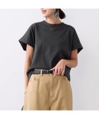 【マイカ ディール/MICA & DEAL】の接触冷感/汗じみ防止-クルーネックワイドスリーブTシャツ 大人の最旬トレンドファッション＆コーディネート founy(ファウニー) ファッション Fashion レディースファッション Fashion for Women トップス・カットソー Cut & Sew Tops シャツ・ブラウス・オフィスカジュアル Elegant Blouses & Button-Ups ロングTシャツ・Tシャツ Longline T-Shirts & Tees カットソー Cut and Sewn Top シンプル Simple, Minimal バランス Balance, Style Balance フォルム Silhouette, Form 吸水 Absorbent, Quick-Dry 夏 Summer thumbnail CHARCOAL|ID: prp329100004975485 ipo3291000000037298070