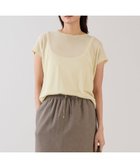 【マイカ ディール/MICA & DEAL】の【marmors】バックタックフレンチスリーブニット アンサンブル対応 大人の最旬トレンドファッション＆コーディネート founy(ファウニー) ファッション Fashion レディースファッション Fashion for Women トップス・カットソー Cut & Sew Tops ニット Knit Tops & Sweaters アンサンブルニット Knit Ensembles & Twin Sets アクセサリー Fashion Accessories アンサンブル Ensemble Set カーディガン Cardigan, Knitwear シアー Sheer, See-Through シンプル Simple, Minimal バランス Balance, Style Balance リラックス Relax, Relaxed Fit エレガント 上品 Elegant thumbnail YELLOW|ID: prp329100004975486 ipo3291000000037298073