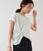 【マイカ ディール/MICA & DEAL】の【marmors】ウエストタックTシャツ 大人の最旬トレンドファッション＆コーディネート founy(ファウニー) ファッション Fashion レディースファッション Fashion for Women トップス・カットソー Cut & Sew Tops シャツ・ブラウス・オフィスカジュアル Elegant Blouses & Button-Ups ロングTシャツ・Tシャツ Longline T-Shirts & Tees シンプル Simple, Minimal ジャケット Jacket, Outerwear 定番 Standard, Basic Item ベーシック Basic, Essential S/S・春夏 SS, Spring/Summer, Warm Season 夏 Summer 2026年 2026 2026春夏・S/S Spring/Summer 2026 SS26 thumbnail GREEN|ID: prp329100004975488 ipo3291000000037298083