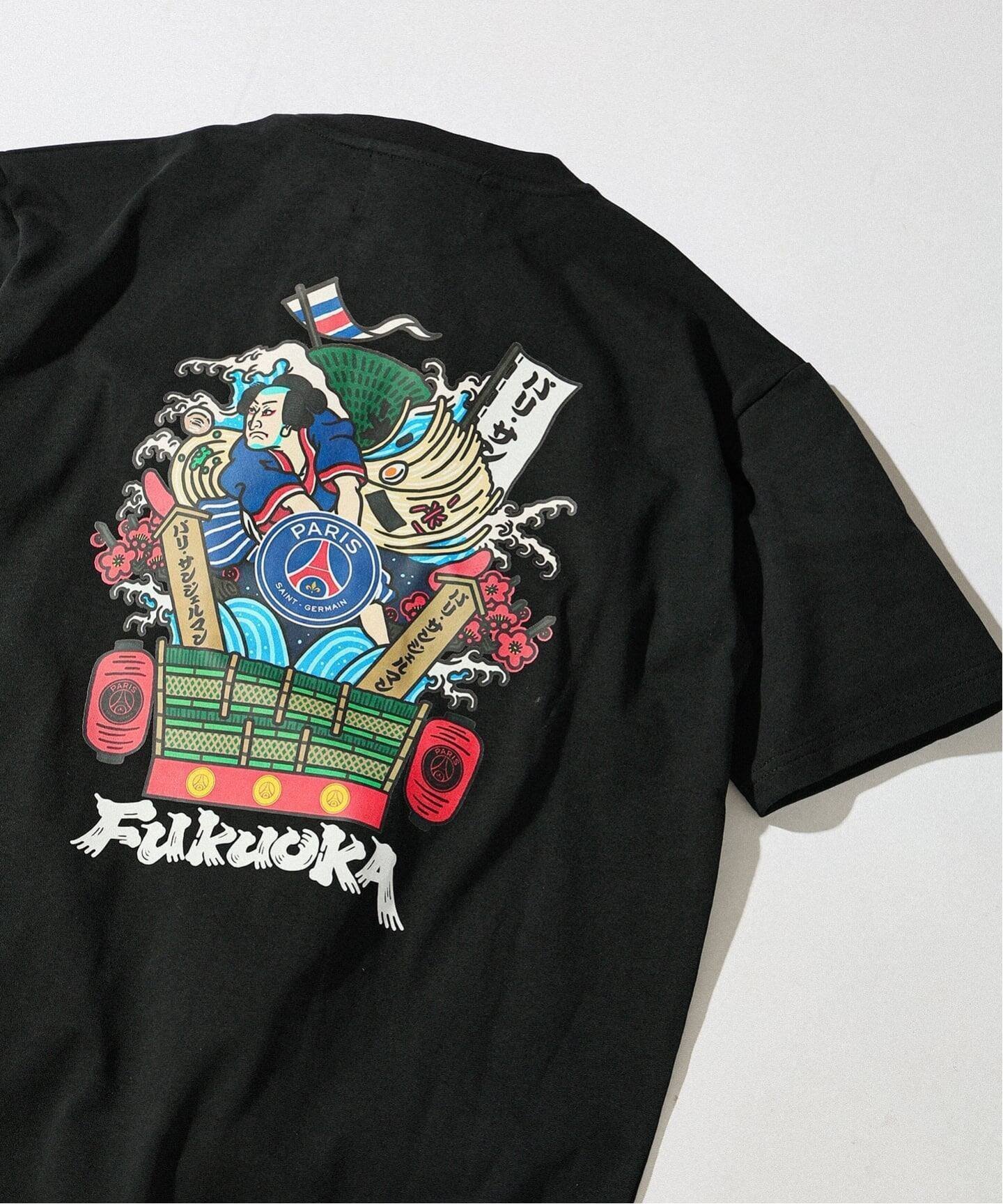 【エディフィス/EDIFICE】の【 PSG x BEY】 FUKUOKA COLLAGETEE インテリア・キッズ・メンズ・レディースファッション・服の通販 founy(ファウニー) 　ファッション　Fashion　レディースファッション　Fashion for Women　アメリカン　American Style　イラスト　Illustration　サッカー　Seersucker, Summer Fabric　スポーツ　Sports, Activewear　スマート　Smart, Elegant　人気　Popular, Best Seller　フランス　France, French　ブラック|ID: prp329100004975490 ipo3291000000037298092