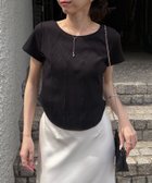 【カプリシューレマージュ/CAPRICIEUX LEMAGE】の【新色イエロー・ブラウン】コルセットT 大人の最旬トレンドファッション＆コーディネート founy(ファウニー) ファッション Fashion レディースファッション Fashion for Women おすすめ Recommended / Our Picks イエロー Yellow インナー Innerwear キャミワンピース Cami Dress, Slip Dress コルセット Corset, Bustier コンパクト Compact, Small Size デニム Denim, Jeans Material トレンド Trend, Trending Now ラウンド Round, Round Neck ワイド Wide, Wide Fit 人気 Popular, Best Seller 切替 Switching, Contrast Panel thumbnail ブラック|ID: prp329100004975495 ipo3291000000037298112
