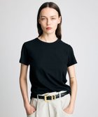 【ブリル/BRILL】のコンパクトTシャツ 大人の最旬トレンドファッション＆コーディネート founy(ファウニー) ファッション Fashion レディースファッション Fashion for Women トップス・カットソー Cut & Sew Tops シャツ・ブラウス・オフィスカジュアル Elegant Blouses & Button-Ups ロングTシャツ・Tシャツ Longline T-Shirts & Tees コンパクト Compact, Small Size thumbnail ブラック09|ID: prp329100004975499 ipo3291000000037298128