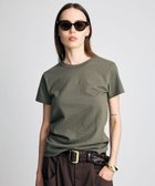 【ブリル/BRILL】のコンパクトTシャツ 大人の最旬トレンドファッション＆コーディネート founy(ファウニー) ファッション Fashion レディースファッション Fashion for Women トップス・カットソー Cut & Sew Tops シャツ・ブラウス・オフィスカジュアル Elegant Blouses & Button-Ups ロングTシャツ・Tシャツ Longline T-Shirts & Tees コンパクト Compact, Small Size thumbnail カーキ78|ID: prp329100004975499 ipo3291000000037298129