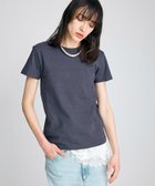 【ブリル/BRILL】のコンパクトTシャツ 大人の最旬トレンドファッション＆コーディネート founy(ファウニー) ファッション Fashion レディースファッション Fashion for Women トップス・カットソー Cut & Sew Tops シャツ・ブラウス・オフィスカジュアル Elegant Blouses & Button-Ups ロングTシャツ・Tシャツ Longline T-Shirts & Tees コンパクト Compact, Small Size thumbnail インディゴ87|ID: prp329100004975499 ipo3291000000037298130