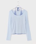 【ユーバイ スピック&スパン/U by Spick&Span】のPISCESS/パイシス Layered Halter Long Sleeve Tops 大人の最旬トレンドファッション＆コーディネート founy(ファウニー) ファッション Fashion レディースファッション Fashion for Women トップス・カットソー Cut & Sew Tops スマート Smart, Elegant ベーシック Basic, Essential 水着 Swimsuit, Swimwear thumbnail ブルー A|ID: prp329100004975503 ipo3291000000037298144
