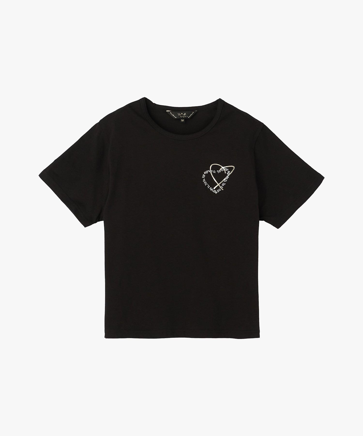 【アニエスベー ファム/agnes b. FEMME】のロゴ刺繍 ハート プリント コットン 半袖 Tシャツ 大人の最旬トレンドファッション＆コーディネート founy(ファウニー) 　ファッション　Fashion　レディースファッション　Fashion for Women　トップス・カットソー　Cut & Sew Tops　シャツ・ブラウス・オフィスカジュアル　Elegant Blouses & Button-Ups　ロングTシャツ・Tシャツ　Longline T-Shirts & Tees　プリント　Print, Printed Pattern　ベーシック　Basic, Essential　ボトム　Bottoms, Lower Wear　半袖　Short Sleeve, Half Sleeve　 other-1|ID: prp329100004975504 ipo3291000000037298146