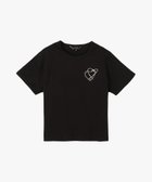 【アニエスベー ファム/agnes b. FEMME】のロゴ刺繍 ハート プリント コットン 半袖 Tシャツ 大人の最旬トレンドファッション＆コーディネート founy(ファウニー) ファッション Fashion レディースファッション Fashion for Women トップス・カットソー Cut & Sew Tops シャツ・ブラウス・オフィスカジュアル Elegant Blouses & Button-Ups ロングTシャツ・Tシャツ Longline T-Shirts & Tees プリント Print, Printed Pattern ベーシック Basic, Essential ボトム Bottoms, Lower Wear 半袖 Short Sleeve, Half Sleeve thumbnail ブラック|ID: prp329100004975504 ipo3291000000037298147
