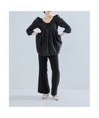 【ビーフラット/bflat】のエッジリボンセットアップドレス 2点セット セパレート パンツドレス 結婚式 成人式 ブラック|ID: prp329100004975540 ipo3291000000037298418