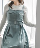 【ミッシュマッシュ/MISCH MASCH】のフラップ付きジャンスカ MM617401 グリーン|ID: prp329100004975545 ipo3291000000037298433