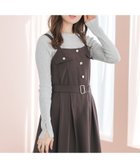 【ミッシュマッシュ/MISCH MASCH】のフラップ付きジャンスカ MM617401 モカ|ID: prp329100004975545 ipo3291000000037298434