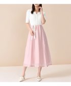 【ミッシュマッシュ/MISCH MASCH】のアソートドッキング配色ニットワンピース MM627409 ピンク|ID: prp329100004975546 ipo3291000000037298436