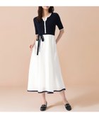 【ミッシュマッシュ/MISCH MASCH】のアソートドッキング配色ニットワンピース MM627409 ネイビー|ID: prp329100004975546 ipo3291000000037298437