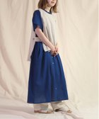 【ドミンゴ/DOMINGO】のインドボイル フロンセワンピース ロイヤルブルー|ID: prp329100004975558 ipo3291000000037298483