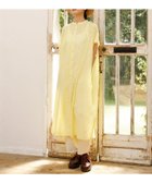 【ドミンゴ/DOMINGO】のインドボイル フロンセワンピース レモンイエロー|ID: prp329100004975558 ipo3291000000037298485