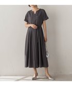 【ドロワット ロートレアモン/Droite Lautreamont】のラフロニークロスワンピース 大人の最旬トレンドファッション＆コーディネート founy(ファウニー) ファッション Fashion レディースファッション Fashion for Women ワンピース Dresses 春 Spring 吸水 Absorbent, Quick-Dry シルバー Silver, Metallic Silver トレンド Trend, Trending Now フェミニン Feminine, Girly ペチコート Petticoat, Underskirt 半袖 Short Sleeve, Half Sleeve マキシ Maxi, Full Length メッシュ Mesh, Net Fabric リラックス Relax, Relaxed Fit ロング Long, Long-Length S/S・春夏 SS, Spring/Summer, Warm Season 夏 Summer 2026年 2026 2026春夏・S/S Spring/Summer 2026 SS26 thumbnail チャコールグレー|ID: prp329100004975573 ipo3291000000037298542