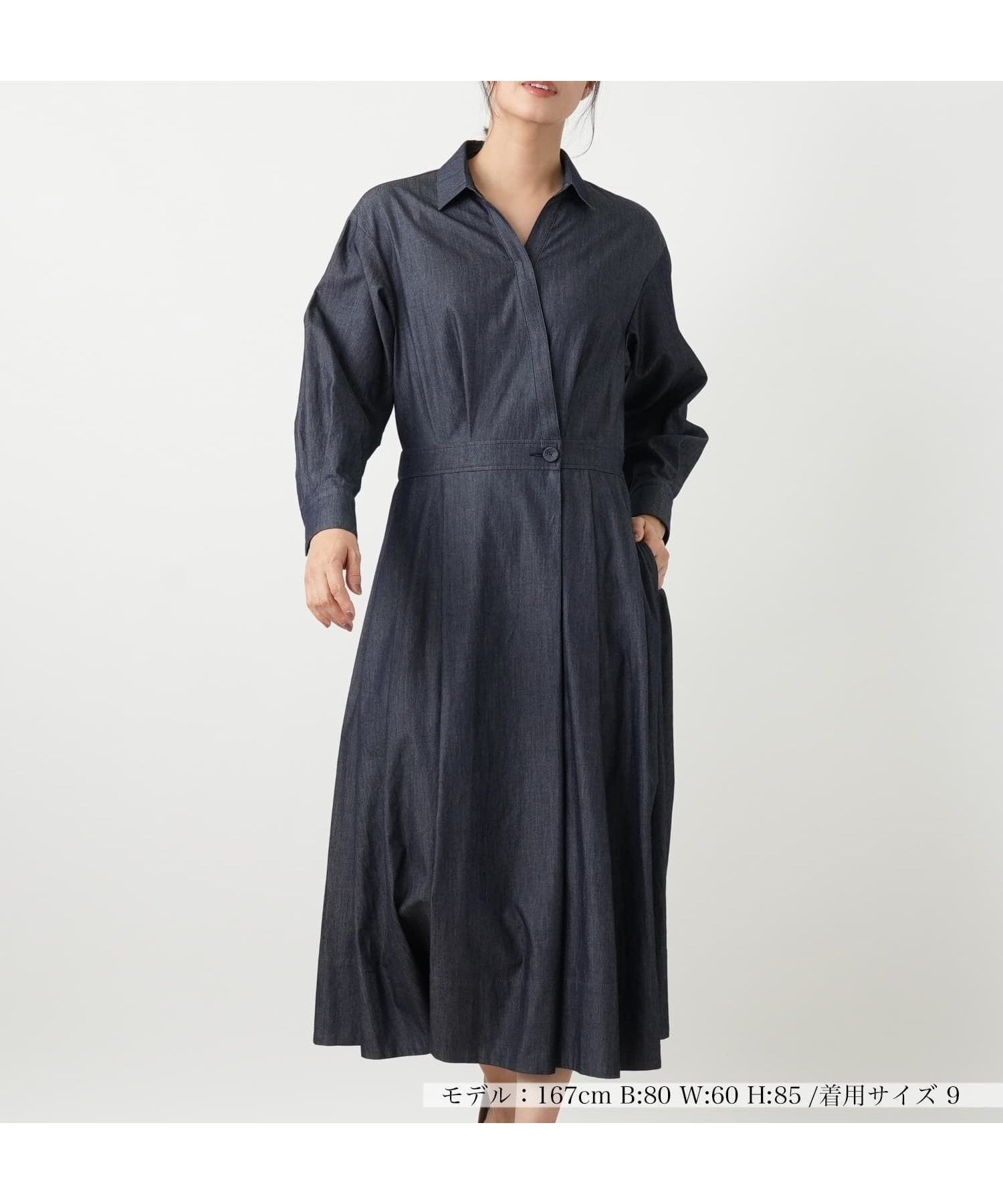 【レリアン/LEILIAN】のカシュクールワンピース 大人の最旬トレンドファッション＆コーディネート founy(ファウニー) 　ファッション　Fashion　レディースファッション　Fashion for Women　ワンピース　Dresses　ウォッシャブル　Machine Washable　エレガント 上品　Elegant　カシュクール　Wrap Design　ギャザー　Gathered, Ruffled　クラシカル　Classical, Vintage-Inspired　デニム　Denim, Jeans Material　フレア　Flare, Flared　ポケット　Pocket, Pocket Detail　夏　Summer　軽量　Lightweight, Ultra Light　 other-1|ID: prp329100004975588 ipo3291000000037298598