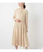 【レリアン/LEILIAN】のワンピース 大人の最旬トレンドファッション＆コーディネート founy(ファウニー) ファッション Fashion レディースファッション Fashion for Women ワンピース Dresses イエロー Yellow エレガント 上品 Elegant ジャケット Jacket, Outerwear スリーブ Sleeve, Long Sleeve / Short Sleeve セレモニー Ceremony プリーツ Pleats, Pleated ポケット Pocket, Pocket Detail 春 Spring thumbnail ベージュ|ID: prp329100004975589 ipo3291000000037298601