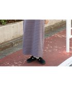 【アウトドアプロダクツ ユージュアルシングス/OUTDOOR PRODUCTS Usual Things】のボーダーポロシャツワイドワンピース 大人の最旬トレンドファッション＆コーディネート founy(ファウニー) ファッション Fashion レディースファッション Fashion for Women ワンピース Dresses デニム Denim, Jeans Material ボーダー Border, Stripe エレガント 上品 Elegant thumbnail グレー|ID: prp329100004975595 ipo3291000000037298618