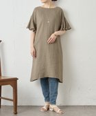 【ビアズリー/BEARDSLEY】のリネンワンピース 大人の最旬トレンドファッション＆コーディネート founy(ファウニー) ファッション Fashion レディースファッション Fashion for Women ワンピース Dresses スリーブ Sleeve, Long Sleeve / Short Sleeve フェミニン Feminine, Girly フレア Flare, Flared ポケット Pocket, Pocket Detail リネン Linen, Linen Fabric 再入荷 Restock / Back in Stock 夏 Summer 旅行 Travel thumbnail カーキ|ID: prp329100004975598 ipo3291000000037298626