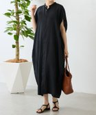 【ビアズリー/BEARDSLEY】のリネンコクーンワンピ 大人の最旬トレンドファッション＆コーディネート founy(ファウニー) ファッション Fashion レディースファッション Fashion for Women ワンピース Dresses シンプル Simple, Minimal ポケット Pocket, Pocket Detail 羽織 Haori, Light Jacket リネン Linen, Linen Fabric 再入荷 Restock / Back in Stock thumbnail ブラック|ID: prp329100004975600 ipo3291000000037298632