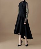 【ビーフラット/bflat】のMany wayジャケットライクスリーブレスドレス 大人の最旬トレンドファッション＆コーディネート founy(ファウニー) ファッション Fashion レディースファッション Fashion for Women アウター Coat / Outerwear Collection レディースジャケット・軽アウター Jackets ワンピース Dresses フォーマル・パーティードレス・結婚式用ドレス Elegant & Casual Dresses インナー Innerwear ギャザー Gathered, Ruffled ショート Short, Short Length シンプル Simple, Minimal ジャケット Jacket, Outerwear テーラード Tailored, Tailored Fit フラット Flat, Flat Shoes フレア Flare, Flared ヘムライン Hemline, Bottom Cut ポケット Pocket, Pocket Detail リボン Ribbon, Bow 結婚式 Wedding thumbnail ブラック|ID: prp329100004975609 ipo3291000000037298663