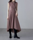 【ビーフラット/bflat】のMany wayジャケットライクスリーブレスドレス 大人の最旬トレンドファッション＆コーディネート founy(ファウニー) ファッション Fashion レディースファッション Fashion for Women アウター Coat / Outerwear Collection レディースジャケット・軽アウター Jackets ワンピース Dresses フォーマル・パーティードレス・結婚式用ドレス Elegant & Casual Dresses インナー Innerwear ギャザー Gathered, Ruffled ショート Short, Short Length シンプル Simple, Minimal ジャケット Jacket, Outerwear テーラード Tailored, Tailored Fit フラット Flat, Flat Shoes フレア Flare, Flared ヘムライン Hemline, Bottom Cut ポケット Pocket, Pocket Detail リボン Ribbon, Bow 結婚式 Wedding thumbnail ピンクベージュ|ID: prp329100004975609 ipo3291000000037298665