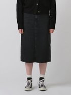 【リーバイス/Levis】のバックスリット デニム スカート ブラック Blacks|ID: prp329100004975610 ipo3291000000037360455