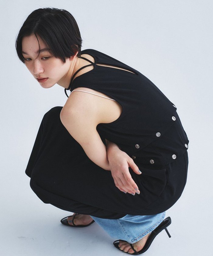 【その他のブランド/Other】のmodular split dress インテリア・キッズ・メンズ・レディースファッション・服の通販 founy(ファウニー) https://founy.com/ ファッション Fashion レディースファッション Fashion for Women ワンピース Dresses フォーマル・パーティードレス・結婚式用ドレス Elegant & Casual Dresses アクセサリー Fashion Accessories コンパクト Compact, Small Size 今季 This Season, Current Season ショート Short, Short Length ジョーゼット Georgette, Semi-Sheer Fabric スマート Smart, Elegant スリット Slit, Slit Detail セパレート Separate, Two-Piece デニム Denim, Jeans Material ドレス Dress, One-Piece フォルム Silhouette, Form モダン Modern, Contemporary ワイド Wide, Wide Fit |ID: prp329100004975630 ipo3291000000037298731