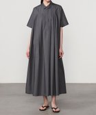 【ビショップ/Bshop】の別注 半袖シャツワンピース WOMEN 大人の最旬トレンドファッション＆コーディネート founy(ファウニー) ファッション Fashion レディースファッション Fashion for Women ワンピース Dresses シャツワンピース / 1枚で着映えコーデ Shirt Dresses テーラード Tailored, Tailored Fit フレア Flare, Flared プリーツ Pleats, Pleated ボックス Boxy, Box Shape ミリタリー Military, Army Style リアル Real, Realistic ロング Long, Long-Length ワーク Workwear, Utility Style 別注 Limited Edition, Custom Order 半袖 Short Sleeve, Half Sleeve thumbnail CHARCOAL|ID: prp329100004975638 ipo3291000000037298771