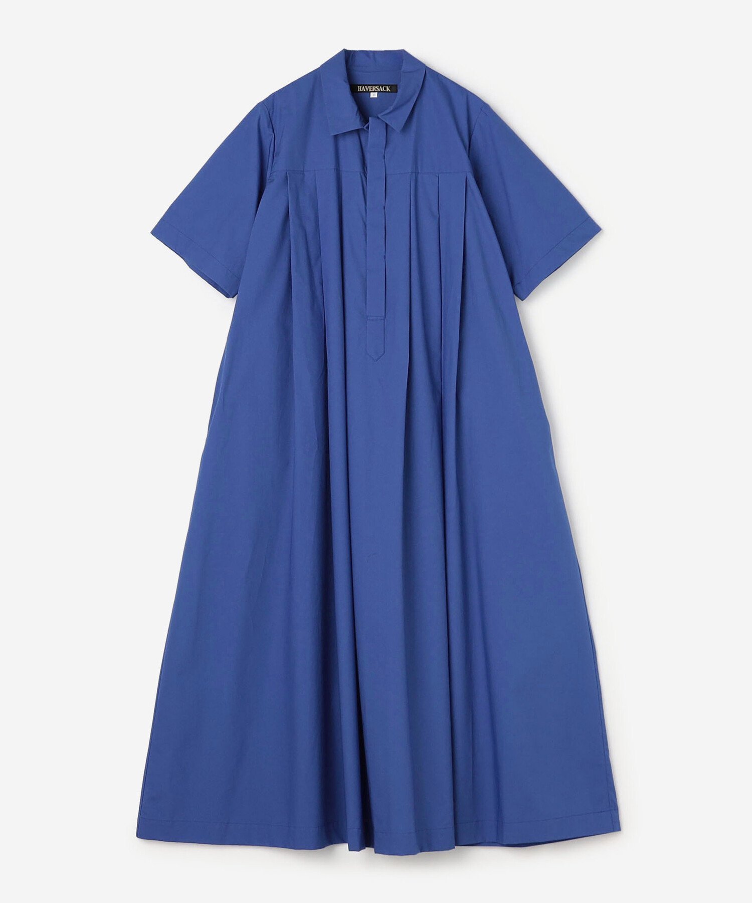 【ビショップ/Bshop】の別注 半袖シャツワンピース WOMEN インテリア・キッズ・メンズ・レディースファッション・服の通販 founy(ファウニー) 　ファッション　Fashion　レディースファッション　Fashion for Women　ワンピース　Dresses　シャツワンピース / 1枚で着映えコーデ　Shirt Dresses　テーラード　Tailored, Tailored Fit　フレア　Flare, Flared　プリーツ　Pleats, Pleated　ボックス　Boxy, Box Shape　ミリタリー　Military, Army Style　リアル　Real, Realistic　ロング　Long, Long-Length　ワーク　Workwear, Utility Style　別注　Limited Edition, Custom Order　半袖　Short Sleeve, Half Sleeve　BLUE|ID: prp329100004975638 ipo3291000000037298773