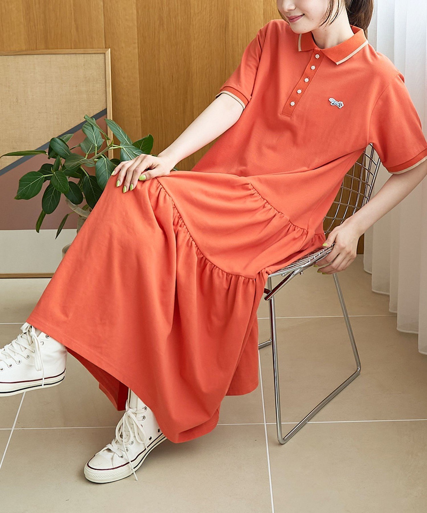 【コーエン/COEN】の【Penneys(ぺニーズ)別注】配色ライン ティアードポロ襟ワンピース 大人の最旬トレンドファッション＆コーディネート founy(ファウニー) 　ファッション　Fashion　レディースファッション　Fashion for Women　ワンピース　Dresses　厚底　Platform Shoes　春　Spring　スウェット / スエット　Sweatshirt, Sweatwear　スニーカー　Sneakers, Trainers　スポーティ　Sporty, Casual Athletic　ティアード　Tiered, Tiered Style　デニム　Denim, Jeans Material　フォックス　Fox, Fox Fur　ポケット　Pocket, Pocket Detail　ポロシャツ　Polo Shirt, Collared Tee　別注　Limited Edition, Custom Order　半袖　Short Sleeve, Half Sleeve　おすすめ　Recommended / Our Picks　2026年　2026　2026春夏・S/S　Spring/Summer 2026 SS26　 other-1|ID: prp329100004975641 ipo3291000000037298782