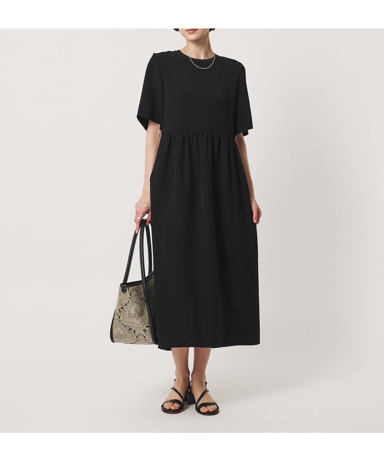 【ユナイテッドアローズ/UNITED ARROWS】のCOMFY ショートスリーブ ワンピース -防汚 UVカット ウォッシャブル- 大人の最旬トレンドファッション＆コーディネート founy(ファウニー) 　ファッション　Fashion　レディースファッション　Fashion for Women　ワンピース　Dresses　ウォッシャブル　Machine Washable　サンダル　Sandals, Summer Shoes　シューズ　Shoes, Footwear　ショート　Short, Short Length　ジャケット　Jacket, Outerwear　ストレート　Straight, Straight Cut　スポーツ　Sports, Activewear　スポーティ　Sporty, Casual Athletic　スリーブ　Sleeve, Long Sleeve / Short Sleeve　人気　Popular, Best Seller　ファブリック　Fabric, Textile　ベスト　Vest, Waistcoat　ベーシック　Basic, Essential　別注　Limited Edition, Custom Order　半袖　Short Sleeve, Half Sleeve　ビジネス 仕事 通勤　Business / Work / Commuting　 other-1|ID: prp329100004975661 ipo3291000000037298864