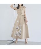 【ノエラ/Noela】のパネルフラワープリントワンピース ベージュ|ID: prp329100004975664 ipo3291000000037298878