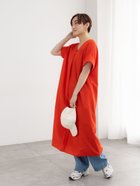 【テチチ/Te chichi】の麻調サックワンピース 大人の最旬トレンドファッション＆コーディネート founy(ファウニー) ファッション Fashion レディースファッション Fashion for Women ワンピース Dresses おすすめ Recommended / Our Picks サンダル Sandals, Summer Shoes スニーカー Sneakers, Trainers thumbnail レッド|ID: prp329100004975685 ipo3291000000037298956