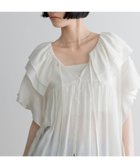 【ローリーズファーム/LOWRYS FARM】のヨウシュウフリルチュニックブラウスSS 大人の最旬トレンドファッション＆コーディネート founy(ファウニー) ファッション Fashion レディースファッション Fashion for Women トップス・カットソー Cut & Sew Tops シャツ・ブラウス・オフィスカジュアル Elegant Blouses & Button-Ups おすすめ Recommended / Our Picks ショート Short, Short Length チュニック Tunic, Long Top フリル Frill, Ruffle フレア Flare, Flared フロント Front, Front Design リボン Ribbon, Bow thumbnail ホワイト05|ID: prp329100004975709 ipo3291000000037299059