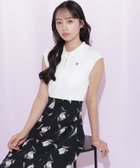 【ジルバイジルスチュアート/JILL by JILLSTUART】のフレンチスリーブドッキングワンピース ホワイト|ID: prp329100004975729 ipo3291000000037299130