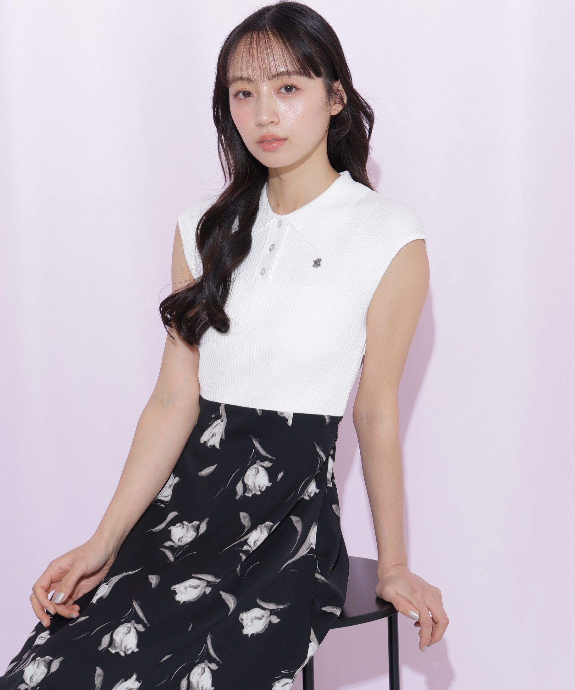 【ジルバイジルスチュアート/JILL by JILLSTUART】のフレンチスリーブドッキングワンピース インテリア・キッズ・メンズ・レディースファッション・服の通販 founy(ファウニー) 　ファッション　Fashion　レディースファッション　Fashion for Women　ワンピース　Dresses　スマート　Smart, Elegant　スリーブ　Sleeve, Long Sleeve / Short Sleeve　ドッキング　Docking, Mixed Material　フレンチ　French, French Style　エレガント 上品　Elegant　ホワイト|ID: prp329100004975729 ipo3291000000037299130