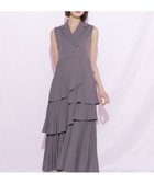 【ジルバイジルスチュアート/JILL by JILLSTUART】のランダムプリーツジレワンピース グレー|ID: prp329100004975734 ipo3291000000037299148