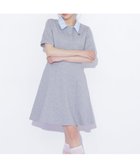【ジルバイジルスチュアート/JILL by JILLSTUART】のポロ襟カットソーワンピース グレー|ID: prp329100004975737 ipo3291000000037299164