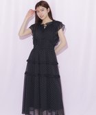 【ジルバイジルスチュアート/JILL by JILLSTUART】のフリルティアードワンピース ブラックドット1|ID: prp329100004975741 ipo3291000000037299179