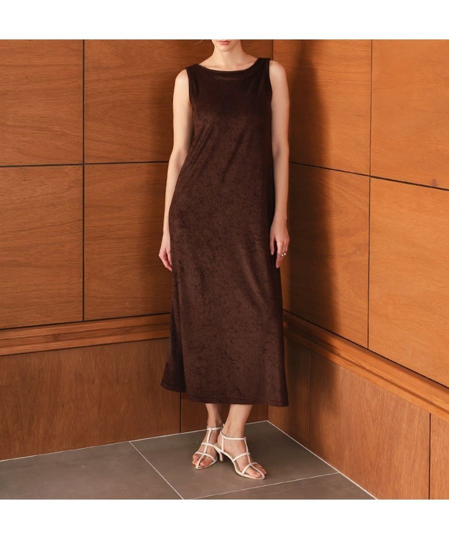【ドノバン/DONOBAN】のカップ付きパイルワンピース インテリア・キッズ・メンズ・レディースファッション・服の通販 founy(ファウニー) 　ファッション　Fashion　レディースファッション　Fashion for Women　ワンピース　Dresses　トレンド　Trend, Trending Now　ポケット　Pocket, Pocket Detail　リゾート　Resort, Vacation Style　おすすめ　Recommended / Our Picks　夏　Summer　旅行　Travel　ブラウン|ID: prp329100004975759 ipo3291000000037299254