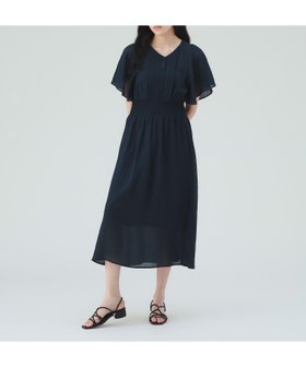 【ビームス ハート/BEAMS HEART】の袖フレア 合繊 ワンピース 大人の最旬トレンドファッション＆コーディネート founy(ファウニー) ファッション Fashion レディースファッション Fashion for Women ワンピース Dresses おすすめ Recommended / Our Picks アクセサリー Fashion Accessories インナー Innerwear キャミソール Camisole, Spaghetti Strap Top サンダル Sandals, Summer Shoes シアー Sheer, See-Through スリーブ Sleeve, Long Sleeve / Short Sleeve フォーマル Formal, Dressy フレア Flare, Flared フロント Front, Front Design ペチコート Petticoat, Underskirt ミュール Mule, Backless Shoes リラックス Relax, Relaxed Fit エレガント 上品 Elegant |ID:prp329100004975771