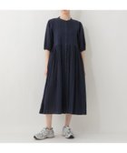 【アフタヌーンティー リビング/Afternoon Tea LIVING】のインド綿ランダムサッカー刺繍ワンピース 大人の最旬トレンドファッション＆コーディネート founy(ファウニー) ファッション Fashion レディースファッション Fashion for Women ワンピース Dresses インド Indian Textile ギャザー Gathered, Ruffled サッカー Seersucker, Summer Fabric ネップ Nepp, Slub Yarn ポケット Pocket, Pocket Detail ランダム Random, Irregular エレガント 上品 Elegant thumbnail ネイビー|ID: prp329100004975777 ipo3291000000037299335