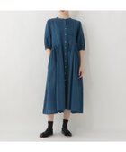 【アフタヌーンティー リビング/Afternoon Tea LIVING】のインド綿ランダムサッカー刺繍ワンピース 大人の最旬トレンドファッション＆コーディネート founy(ファウニー) ファッション Fashion レディースファッション Fashion for Women ワンピース Dresses インド Indian Textile ギャザー Gathered, Ruffled サッカー Seersucker, Summer Fabric ネップ Nepp, Slub Yarn ポケット Pocket, Pocket Detail ランダム Random, Irregular エレガント 上品 Elegant thumbnail ブルー|ID: prp329100004975777 ipo3291000000037299336