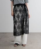 【ローリーズファーム/LOWRYS FARM】の2WAYレーススカート/ミニワンピース 大人の最旬トレンドファッション＆コーディネート founy(ファウニー) ファッション Fashion レディースファッション Fashion for Women スカート Skirts キャミワンピース Cami Dress, Slip Dress スリット Slit, Slit Detail バランス Balance, Style Balance フィット Fit, Slim Fit フロント Front, Front Design レース Lace, Lace Fabric ヴィンテージ Vintage Style thumbnail ブラックレース10|ID: prp329100004975802 ipo3291000000037299424