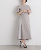 【ナノ ユニバース/nano universe】のサイドバイカラーギャザー布帛コンビカットワンピース 大人の最旬トレンドファッション＆コーディネート founy(ファウニー) ファッション Fashion レディースファッション Fashion for Women ワンピース Dresses カットソー Cut and Sewn Top ギャザー Gathered, Ruffled コンビ Combo, Combination Style サンダル Sandals, Summer Shoes シューズ Shoes, Footwear シンプル Simple, Minimal フラット Flat, Flat Shoes リラックス Relax, Relaxed Fit ロング Long, Long-Length アウトレット Outlet / Clearance おすすめ Recommended / Our Picks 夏 Summer 2026年 2026 2026春夏・S/S Spring/Summer 2026 SS26 thumbnail グレー|ID: prp329100004975809 ipo3291000000037299454