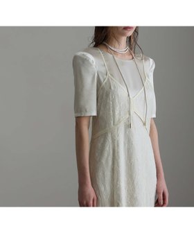 【プールヴー/PourVous】のスパークルレース*サテンドレス パーティードレス 結婚式 オケージョン 大人の最旬トレンドファッション＆コーディネート founy(ファウニー) ファッション Fashion レディースファッション Fashion for Women ワンピース Dresses フォーマル・パーティードレス・結婚式用ドレス Elegant & Casual Dresses インナー Innerwear オケージョン Occasion Wear キャミソール Camisole, Spaghetti Strap Top サテン Satin, Glossy Fabric チュール Tulip, Tulip Motif デコルテ Décolleté, Neckline ドレス Dress, One-Piece 無地 Plain, Solid Color レース Lace, Lace Fabric ロング Long, Long-Length おすすめ Recommended / Our Picks エレガント 上品 Elegant セレモニー Ceremony 結婚式 Wedding 二次会 After Party |ID:prp329100004975837