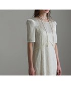 【プールヴー/PourVous】のスパークルレース*サテンドレス パーティードレス 結婚式 オケージョン 大人の最旬トレンドファッション＆コーディネート founy(ファウニー) ファッション Fashion レディースファッション Fashion for Women ワンピース Dresses フォーマル・パーティードレス・結婚式用ドレス Elegant & Casual Dresses インナー Innerwear オケージョン Occasion Wear キャミソール Camisole, Spaghetti Strap Top サテン Satin, Glossy Fabric チュール Tulip, Tulip Motif デコルテ Décolleté, Neckline ドレス Dress, One-Piece 無地 Plain, Solid Color レース Lace, Lace Fabric ロング Long, Long-Length おすすめ Recommended / Our Picks エレガント 上品 Elegant セレモニー Ceremony 結婚式 Wedding 二次会 After Party thumbnail アイボリー|ID: prp329100004975837 ipo3291000000037299555