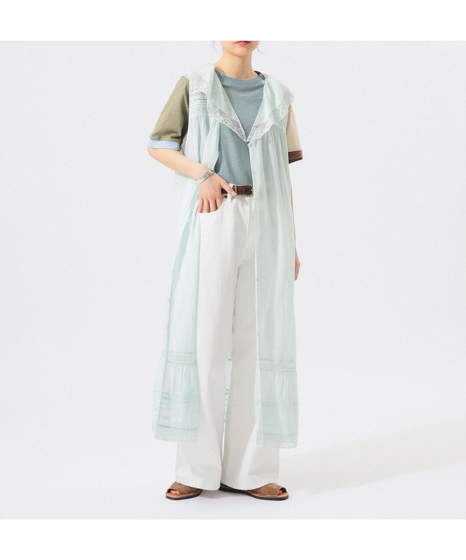 【ビームス ウイメン/BEAMS】のヴィンテージ レース ワンピース インテリア・キッズ・メンズ・レディースファッション・服の通販 founy(ファウニー) 　ファッション　Fashion　レディースファッション　Fashion for Women　ワンピース　Dresses　インド　Indian Textile　インナー　Innerwear　ヴィンテージ　Vintage Style　スニーカー　Sneakers, Trainers　スポーティ　Sporty, Casual Athletic　ノースリーブ　Sleeveless, No-Sleeve　バランス　Balance, Style Balance　フレア　Flare, Flared　リラックス　Relax, Relaxed Fit　レース　Lace, Lace Fabric　ロング　Long, Long-Length　おすすめ　Recommended / Our Picks　MINT|ID: prp329100004975855 ipo3291000000037299633
